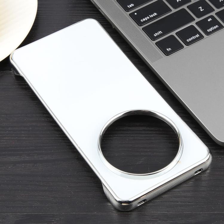 For Huawei Mate 70 Electroplating Frameless Frosted Anti-Glare PC MagSafe Phone Case(Silver White) - free shipping - PMC TechLife - Order now!