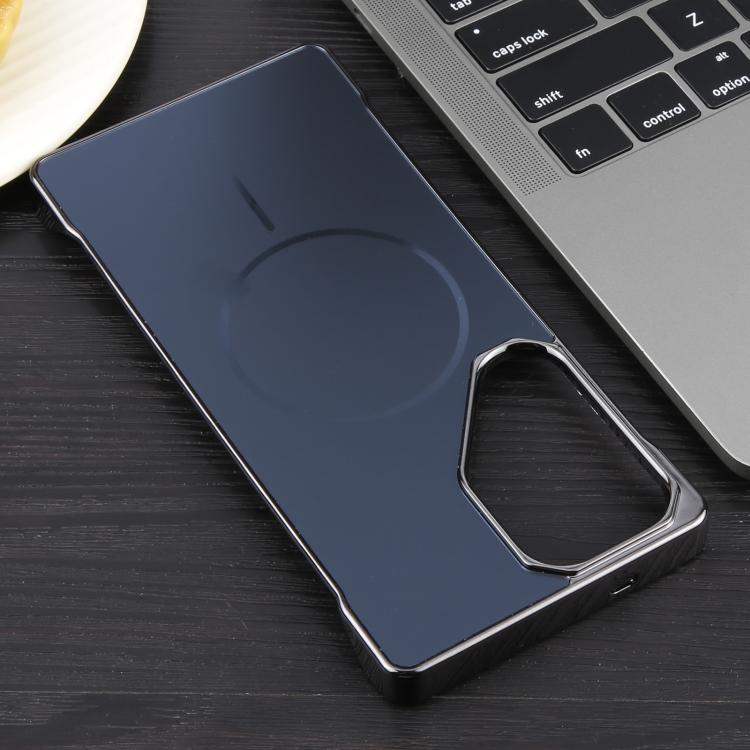 For Samsung Galaxy S22 Ultra 5G Electroplating Frameless Frosted Anti-Glare PC MagSafe Phone Case(Black) - free shipping - PMC TechLife - Order now!