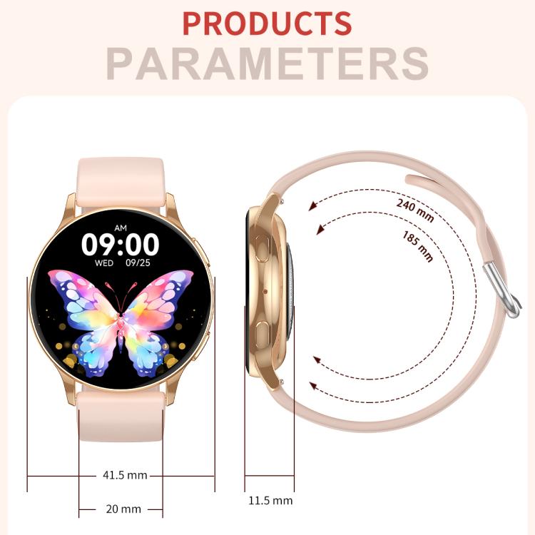 CY29 1.32 inch AMOLED Screen Female Smart Watch Supports COFIT APP(Gold Pink) - free shipping - PMC TechLife - Order now!