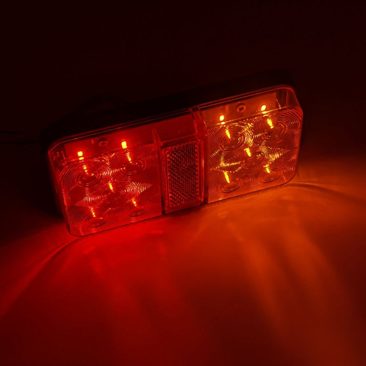 2 PCS Trailer / Truck H-type Long Strip 10LEDs Tail Light Set - License Plate Lights by PMC TechLife | Online Shopping South Africa | PMC TechLife | Buy Now Pay Later Mobicred