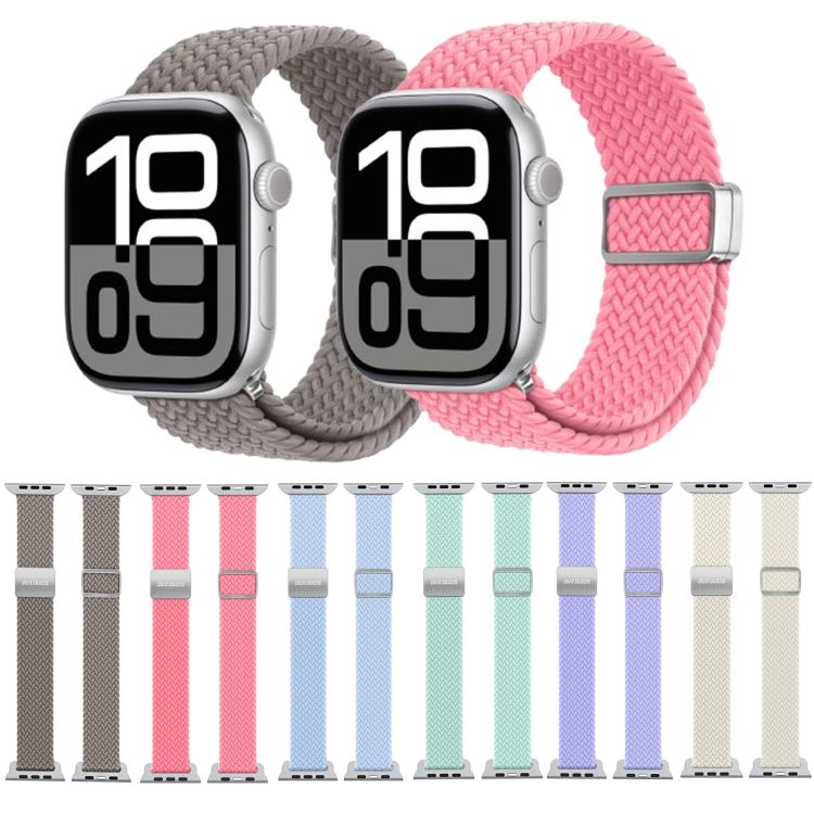 For Apple Watch 38 / 40 / 41 / S10 42mm DUX DUCIS Mixture Ultra Series Magnetic Buckle Nylon Braided Strap(Starlight) - free shipping - PMC TechLife - Order now!