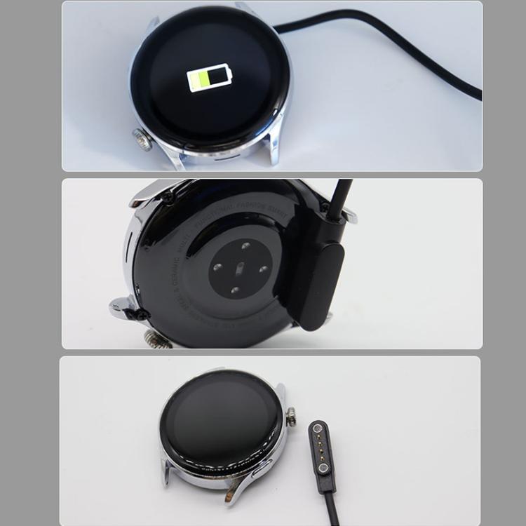 USB Interface 4 Pin Smart Watch Magnetic Charging Cable With Chip Protection, Length:60cm(Black) - free shipping - PMC TechLife - Order now!