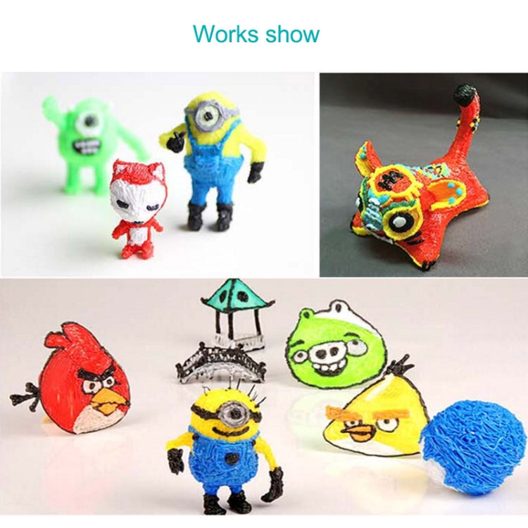 Gen 6th ABS / PLA Filament Kids DIY Drawing 3D Printing Pen with LCD Display(White+Black) - free shipping - PMC TechLife - Order now!