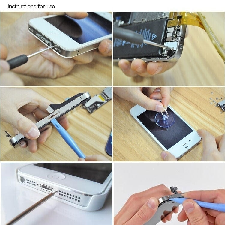 B-5 5 in 1 Battery Open Tool Kit for iPhone 6 / SE / 5s & 5c & 5 / 4s & 4 - free shipping - PMC TechLife - Order now!