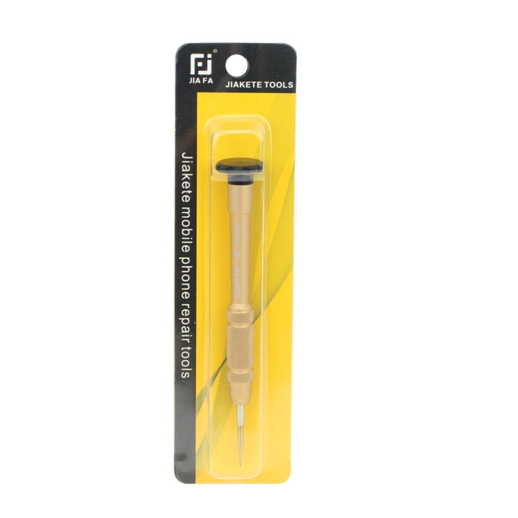 JIAFA JF-609-1.2 Cross 1.2 Mobile Phone Repair Tool Screwdriver (Gold) - free shipping - PMc TechLife - Order now!