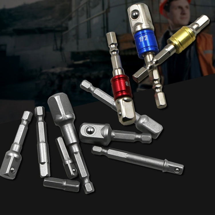 3 PCS/Set Socket Bit Extension Bar Hex Shank Adapter Drill Nut Driver Power Drill Bit(1/4, 3/8, 1/2 inch), Length:65-73mm - Hex Key & Spanner by PMc TechLife | Online Shopping South Africa | PMc TechLife | Buy Now Pay Later Mobicred