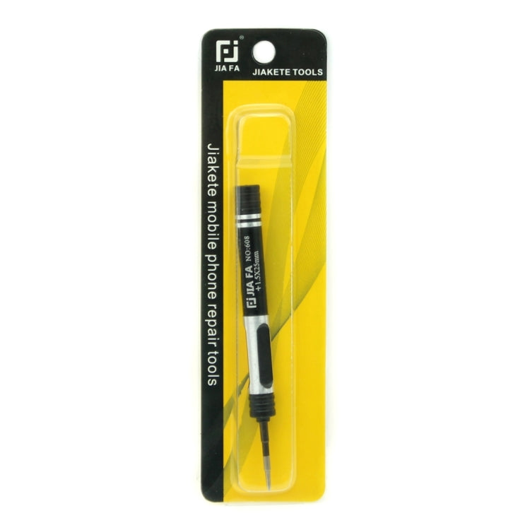 JIAFA JF-608-02 Five Star 0.8 Screwdriver for iPhone Charging Port Screws(Black) - Screwdriver by JIAFA | Online Shopping South Africa | PMc TechLife | Buy Now Pay Later Mobicred