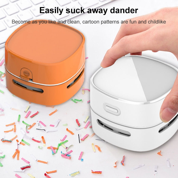 3W Hardcover Battery Style Portable Handheld Wireless Mini Desktop Vacuum Cleaner(Green) - Mini Vacuum Cleaner by PMC TechLife | Online Shopping South Africa | PMC TechLife | Buy Now Pay Later Mobicred
