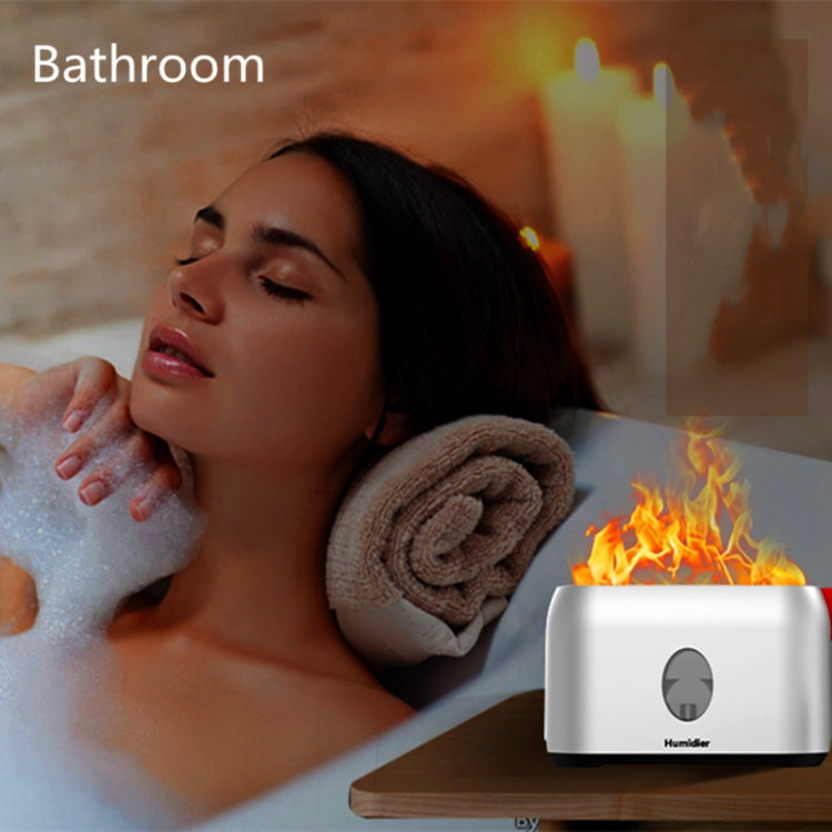 USB Simulation Flame Humidifier (Pink) - free shipping - PMC TechLife - Order now!