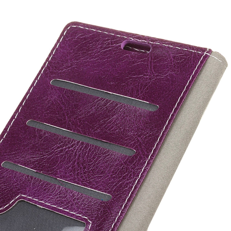 Retro Crazy Horse Texture Horizontal Flip Leather Case for Huawei P30 Lite, with Wallet & Holder & Card Slots & Photo Frame (Purple) - free shipping - PMC TechLife - Order now!