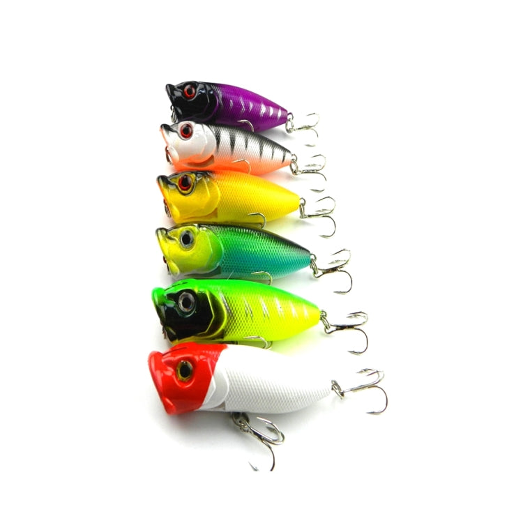 HENGJIA Plastic Artificial Fishing Lures Popper Bionic Fishing Bait with Hooks, Length: 6.5 cm, Random Color Delivery - Fishing Lures by HENGJIA | Online Shopping South Africa | PMC TechLife | Buy Now Pay Later Mobicred