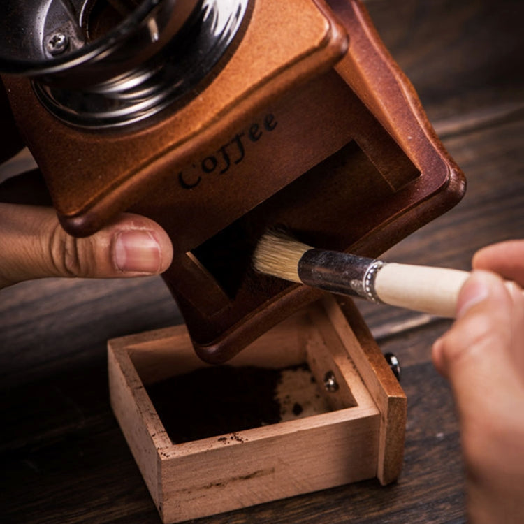 2 PCS Wood Handle Bristles Coffee Grinder Dusting Cleaning Brush, Length: 19.5cm - Coffee Tools by PMC TechLife | Online Shopping South Africa | PMC TechLife | Buy Now Pay Later Mobicred