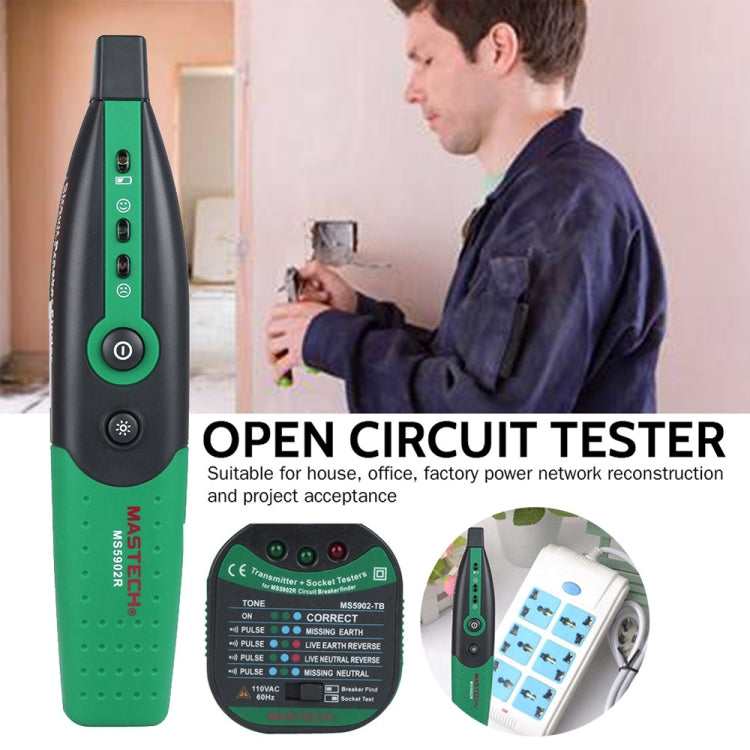 BSIDE MS5902 AC 110V 50Hz Breaker Socket Cable Detector, US Plug - free shipping - PMC Jewellery - Order now!