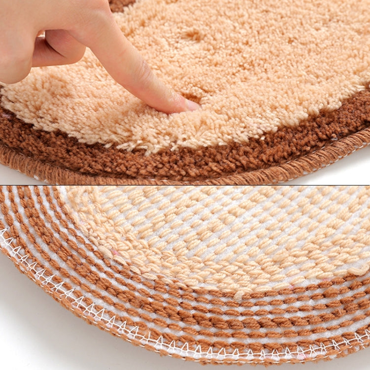 1390 Foot-shaped Non Slip Shaggy Soft Water Absorption Bedroom Bathroom Carpet Mat(Blue) - Mats by PMC TechLife | Online Shopping South Africa | PMC TechLife