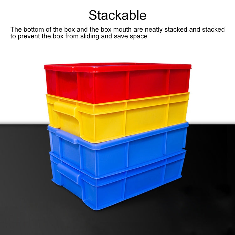 Thick Multi-function Material Box Brand New Flat Plastic Parts Box Tool Box, Size: 15.6cm x 10.1cm x 5.3cm(Yellow) - Storage Bags & Boxes by PMC TechLife | Online Shopping South Africa | PMC TechLife | Buy Now Pay Later Mobicred