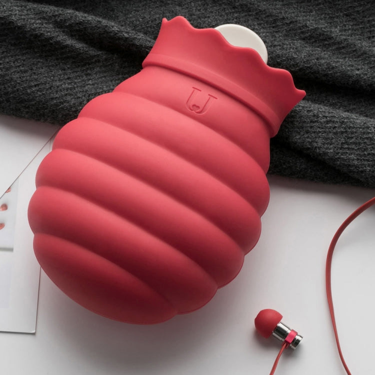 Original Xiaomi Youpin Jotun Judy Warm Water Bag Silicone Hot Water Bag Small Size���15x10x5.8cm(Red) - free shipping - PMC TechLife - Order now!