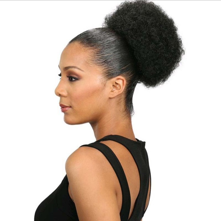 European and American Black People Explosion Head Fluffy Curl Hair Net Wig(Black) - free shipping - PMC TechLife - Order now!