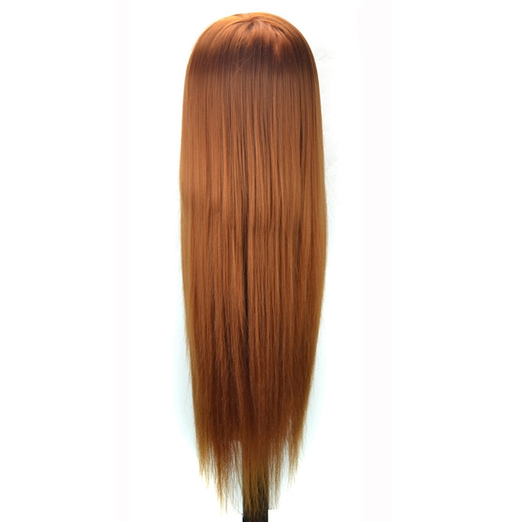 Practice Disc Hair Braided Mannequin Head Wig Styling Trimming Head Model(Brown) - free shipping - PMC TechLife - Order now!