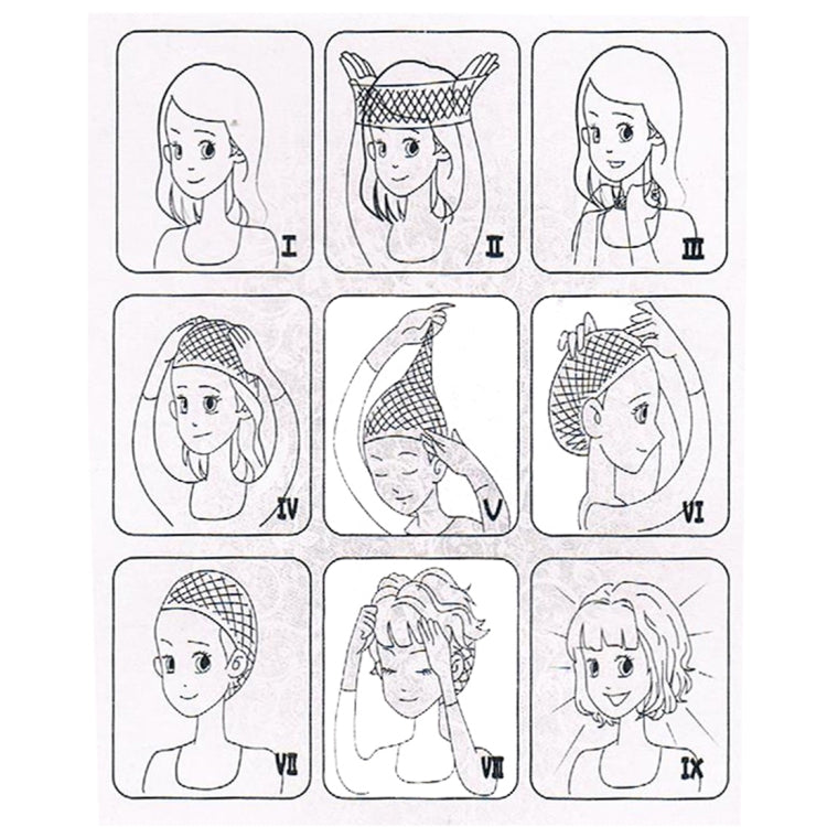 T191006 European and American Wig Headgear with Short and Small Curly Hair for Women (Dark Gray) - free shipping - PMC TechLife - Order now!