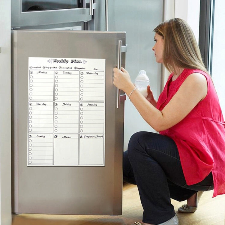 Magnetic Monthly Planner Refrigerator Magnet PET Magnetic Soft Whiteboard, Size: 29.7cm x 42cm (Blue) - Message Boards by PMC TechLife | Online Shopping South Africa | PMC TechLife