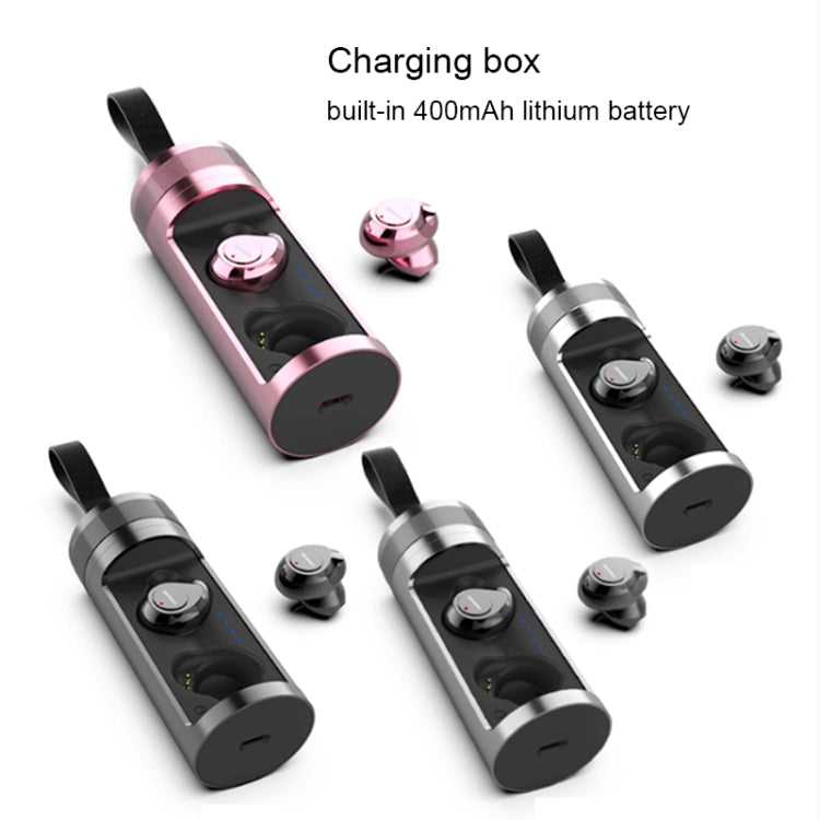SARDiNE F8 TWS Bluetooth V5.0 Wireless Stereo Earphones with Charging Box(Grey) - free shipping - PMC TechLife - Order now!