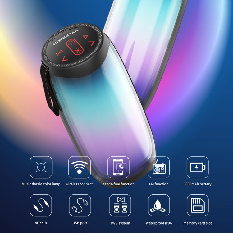 HOPESTAR P40 Bluetooth 5.0 Portable Waterproof Wireless Bluetooth Speaker (Blue) - free shipping - PMC Jewellery - Order now!