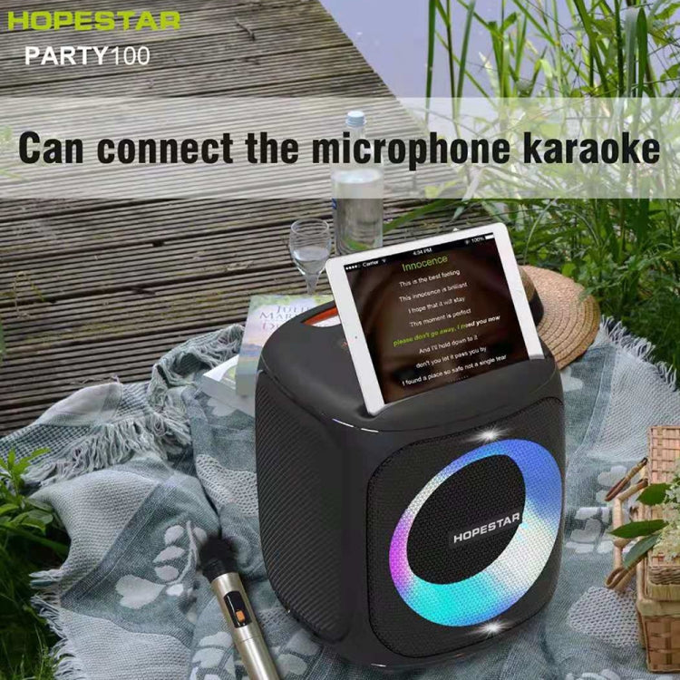 HOPESTAR Party100 Bluetooth 5.0 Portable Waterproof Wireless Bluetooth Speaker with Mobile Charging Function (Green) - free shipping - PMC Jewellery - Order now!