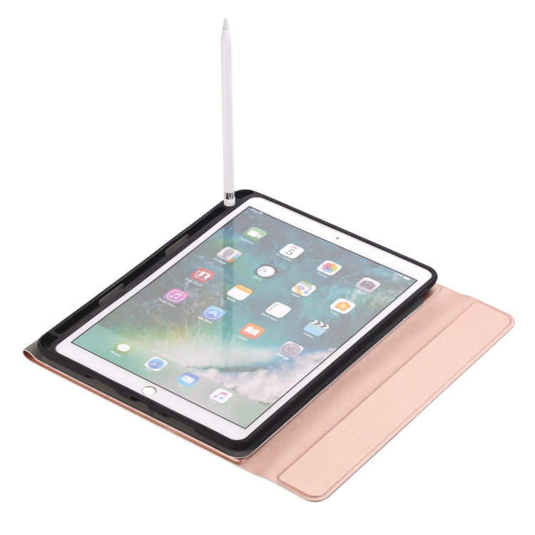 A09B Bluetooth 3.0 Ultra-thin ABS Detachable Bluetooth Keyboard Leather Tablet Case for iPad Air / Pro 10.5 inch (2019), with Pen Slot & Holder (Gold) - For iPad Pro by PMC TechLife | Online Shopping South Africa | PMC TechLife