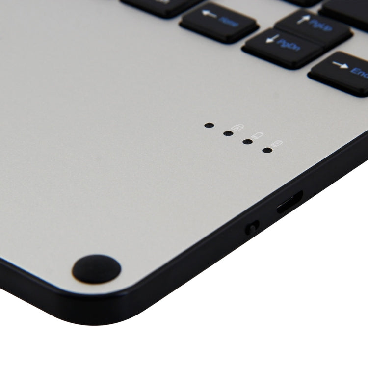 3018 Detachable Bluetooth 3.0 Aluminum Alloy Keyboard + Imitation Cloth Texture Leather Tablet Case for iPad Air / Air 2 / iPad Pro 9.7 inch, with Sleep / Water Repellent Function(Blue) - free shipping - PMC TechLife - Order now!