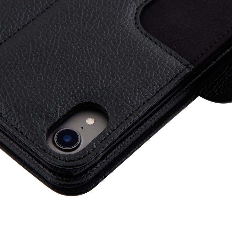 IP011 Detachable Bluetooth 3.0 ABS Keyboard + Litchi Texture Leather Tablet Case for iPad Pro 11 inch (2018), with Sleep Function (Black) - free shipping - PMC TechLife - Order now!