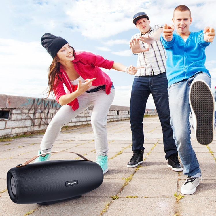 ZEALOT S27 Multifunctional Bass Wireless Bluetooth Speaker, Built-in Microphone, Support Bluetooth Call & AUX & TF Card & 1x93mm + 2x66mm Speakers(Camouflage Blue) - free shipping - PMC Jewellery - Order now!