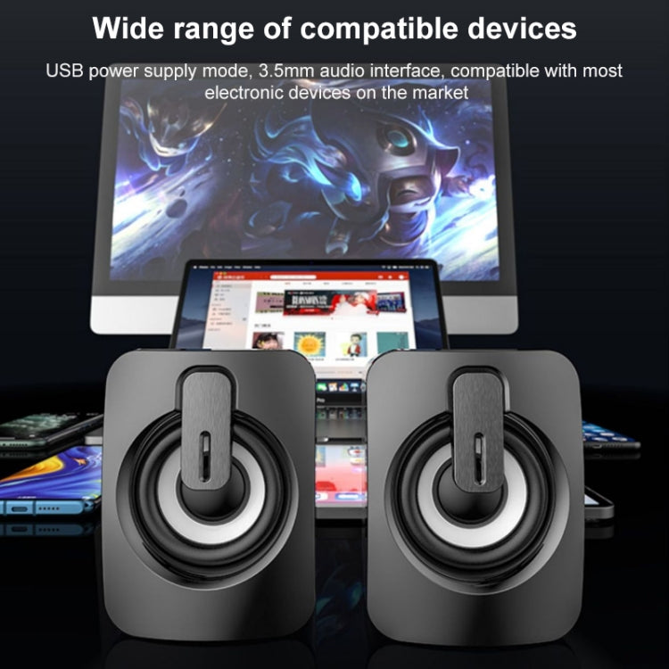 A1 USB Mini High Volume Wired Speaker, Bluetooth Version(Black) - by PMC Jewellery | Online Shopping South Africa | PMC Jewellery | Buy Now Pay Later Mobicred