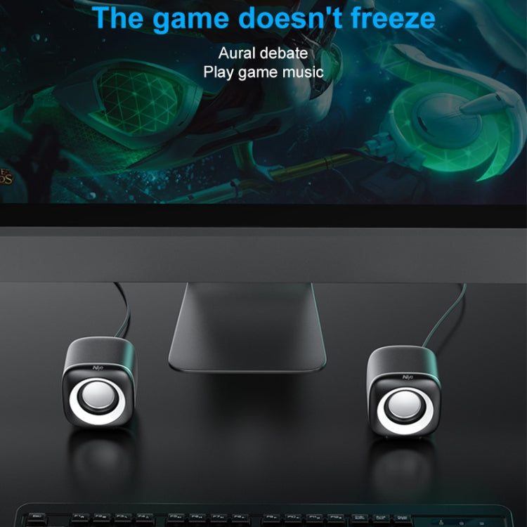 A1 USB Wire-controlled 9D Subwoofer Sound Mini Wired Speaker, Premium Version(Blue) - by PMC TechLife | Online Shopping South Africa | PMC TechLife