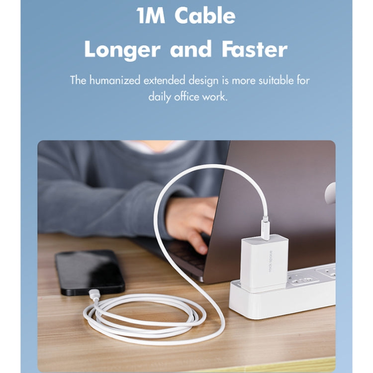 ROCK Space Z19 PD 20W 3A USB-C / Type-C to 8 Pin Fast Charging TPE Data Cable, Cable Length: 1m - Normal Style Cable by ROCK | Online Shopping South Africa | PMC Jewellery | Buy Now Pay Later Mobicred