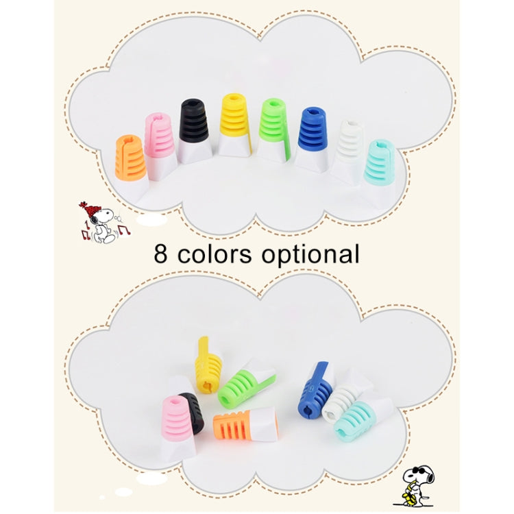 2 PCS Anti-break USB Charge Cable Winder Protective Case Protection Sleeve(Black) - free shipping - PMC Jewellery - Order now!