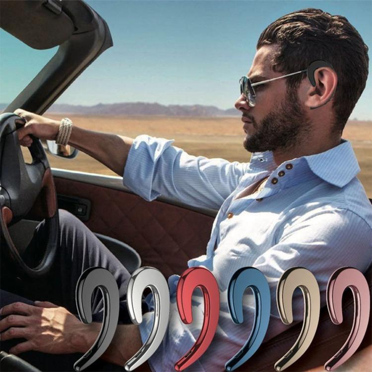 B18 Bone Conduction Bluetooth V4.1 Sports Headphone Earhook Headset, For iPhone, Samsung, Huawei, Xiaomi, HTC and Other Smart Phones or Other Bluetooth Audio Devices(Silver) - free shipping - PMC TechLife - Order now!