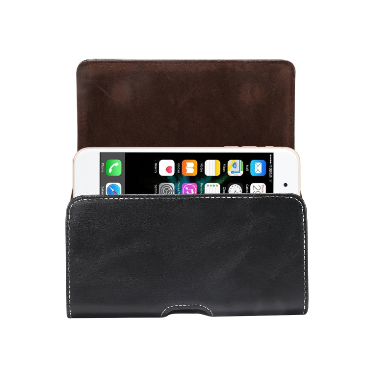 Men Lambskin Texture Multi-functional Universal Mobile Phone Waist Pack Leather Case for 6.0 Inch or Below Smartphones (Black) - free shipping - PMC TechLife - Order now!