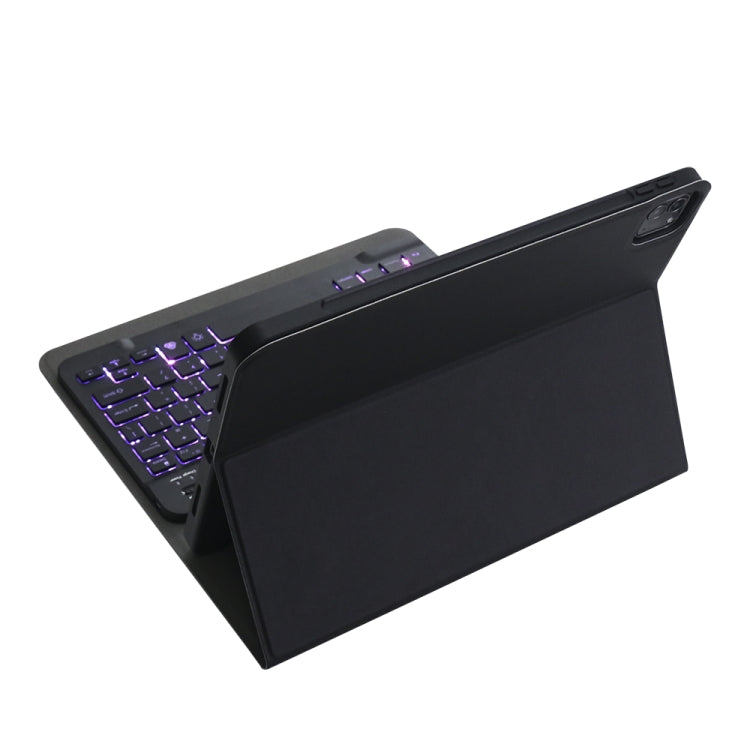A11BS Ultra-thin ABS Detachable Bluetooth Keyboard Tablet Case with Backlight & Pen Slot & Holder for iPad Pro 11 2022 / 2021 / Air 5 / Air 4 (Black) - free shipping - PMC TechLife - Order now!