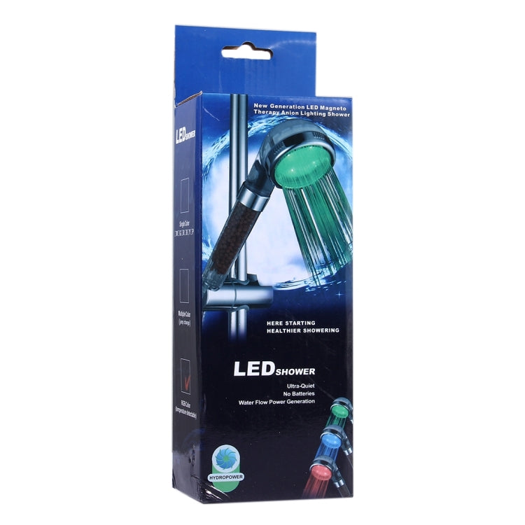 SDS-A21 15 LEDs ABS Temperature Sensor RGB LED Shower Head, Size: 22 x 8 x 4.5cm, Interface: 20mm - Shower Head by PMC TechLife | Online Shopping South Africa | PMC TechLife | Buy Now Pay Later Mobicred