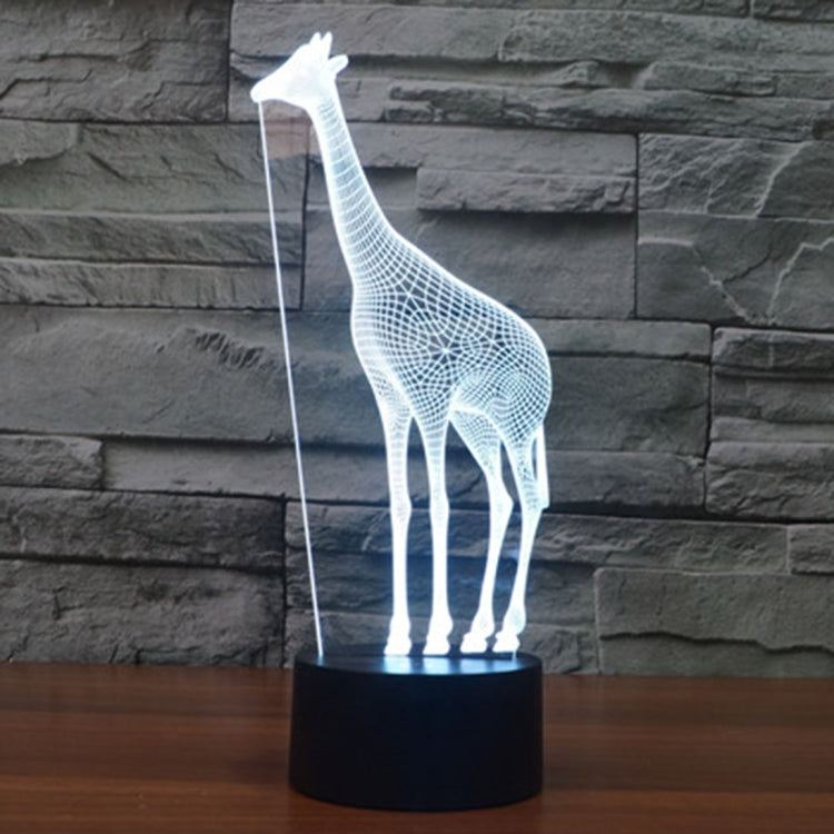 Giraffe Style 3D Touch Switch Control LED Light , 7 Color Discoloration Creative Visual Stereo Lamp Desk Lamp Night Light - Novelty Lighting by PMC TechLife | Online Shopping South Africa | PMC TechLife | Buy Now Pay Later Mobicred