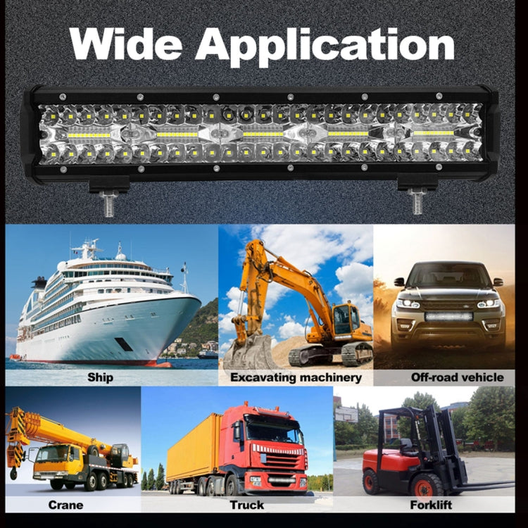 15 inch 75W 7500LM 6000K LED Strip Working Refit Off-road Vehicle Lamp Roof Strip Light - Work Lights by PMC TechLife | Online Shopping South Africa | PMC TechLife | Buy Now Pay Later Mobicred