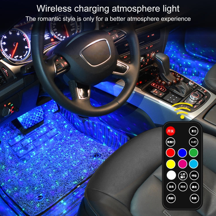 D88-S LED Smart Sensor Wireless Car USB Rechargeable Gypsophila Music Atmosphere Light - Atmosphere lights by PMC Jewellery | Online Shopping South Africa | PMC Jewellery | Buy Now Pay Later Mobicred