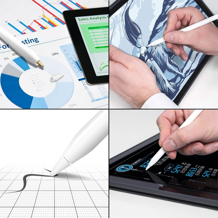 Replacement Pencil Pom Sai Steel Nib Tip For Apple Pencil 1 / 2 (White) - Pencil Accessories by PMc TechLife | Online Shopping South Africa | PMc TechLife | Buy Now Pay Later Mobicred