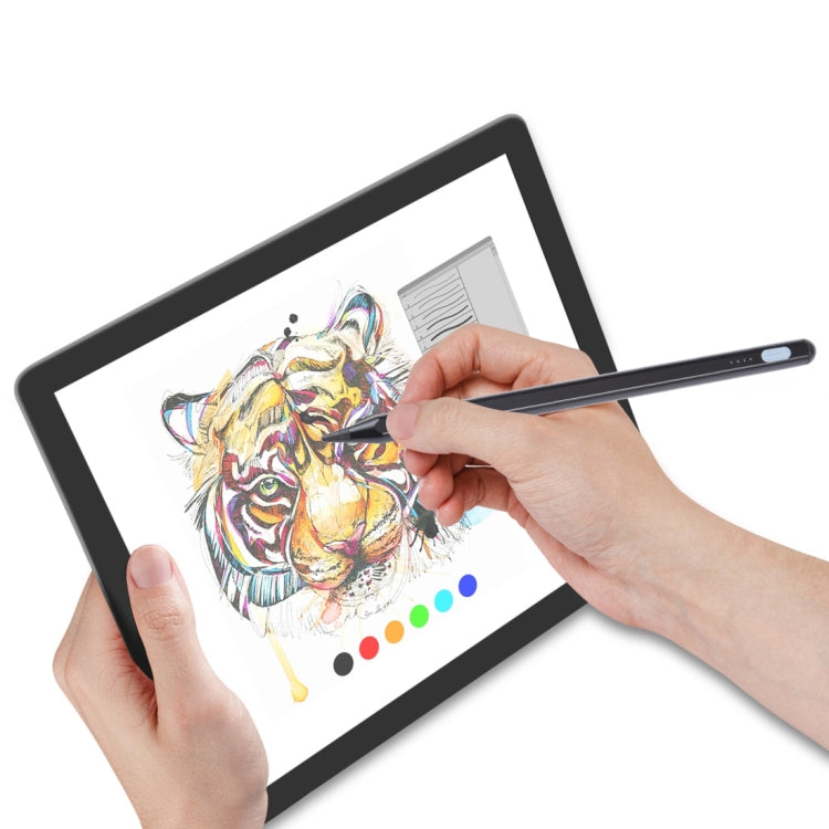 K-2260 Universal Aluminum Alloy Active Capacitive Stylus Pen(Black) - Stylus Pen by PMC TechLife | Online Shopping South Africa | PMC TechLife | Buy Now Pay Later Mobicred