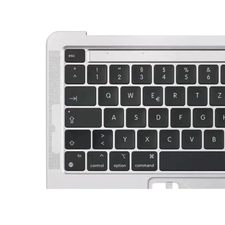For Macbook Pro 13 inch 2021 A2338 C-side Cover + UK Edition Key Board (Silver) - Bottom Cover by PMC TechLife | Online Shopping South Africa | PMC TechLife