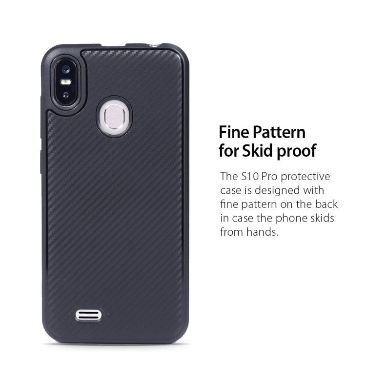 Carbon Fiber Texture TPU Protective Case for Ulefone S10 Pro (Black) - Ulefone Cases by PMC Jewellery | Online Shopping South Africa | PMC Jewellery | Buy Now Pay Later Mobicred