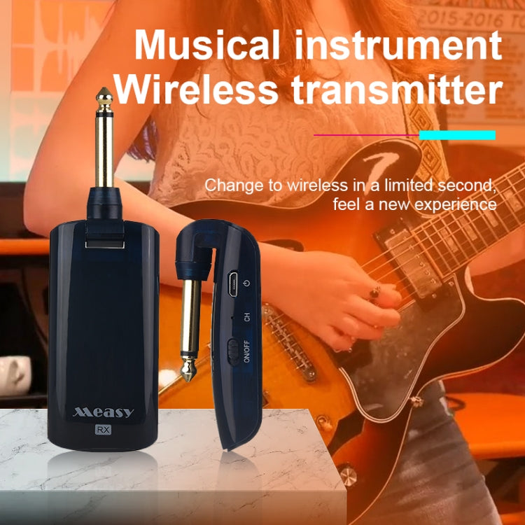 Measy AU688-U 20 Channels Wireless Guitar System Rechargeable Musical Instrument Transmitter Receiver - free shipping - PMC Jewellery - Order now!