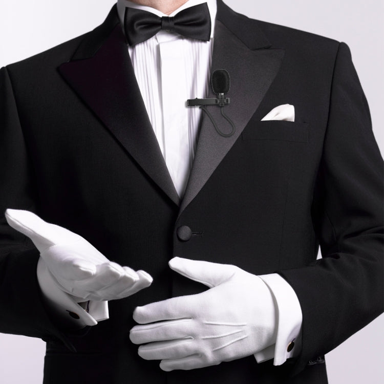 Yanmai R955 Clip-on Lapel Mic Lavalier Omni-directional Double Condenser Microphone, For Live Broadcast, Show, KTV, etc - Microphone by PMC TechLife | Online Shopping South Africa | PMC TechLife | Buy Now Pay Later Mobicred