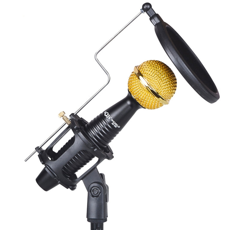 AQ-230 Zinc Alloy K Song Live Recording Noise Reduction Capacitor Microphone, with Shock Mount - Microphone by PMC TechLife | Online Shopping South Africa | PMC TechLife | Buy Now Pay Later Mobicred