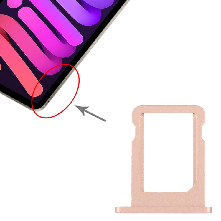 SIM Card Tray for iPad Mini 2021 A2568 (Rose Gold) - iPad mini Parts by PMC TechLife | Online Shopping South Africa | PMC TechLife | Buy Now Pay Later Mobicred